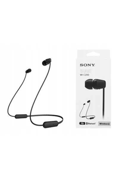 Sony WI-C200 IPX4 BT 5.0 ASISTENT VOCE 15h CĂȘTI FĂRĂ FIR