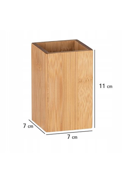 Wenko Suport pentru pensule din bambus 11x7