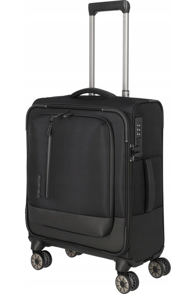 NO BRAND Valiză mică cu 4 roți Travelite Crosslite - negru
