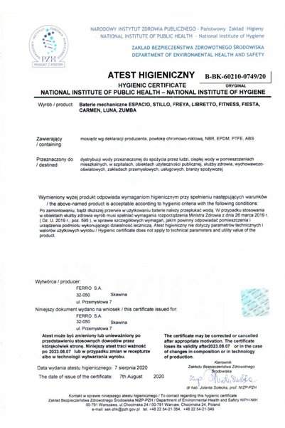 NO BRAND FERRO ZUMBA Robinet de bucătărie alb/cromat BZA4W