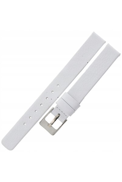 NO BRAND Curea de ceas din piele albă pentru ceasuri de damă 12 mm LAVVU LSCU...
