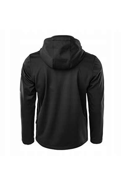MAGNUM Jachetă softshell pentru bărbați Cervus cu glugă, Negru M