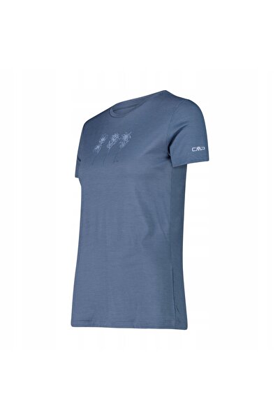 CMP Tricou de damă Merino 2T7166/L802 - Albastru - 36(XS)