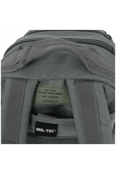 NO BRAND Rucsac militar Mil-Tec Small Assault Pack de până la 20 de litri, gri