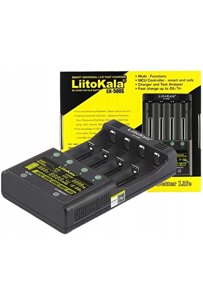 NO BRAND ÎNCĂRCĂTOR 4 baterii AA AAA DC 12V power bank USB Liitokala LII-500
