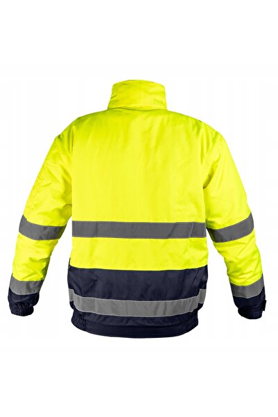 NEO Tools Jachetă de lucru de avertizare NEO 3-în-1, termoizolantă, galben-al...