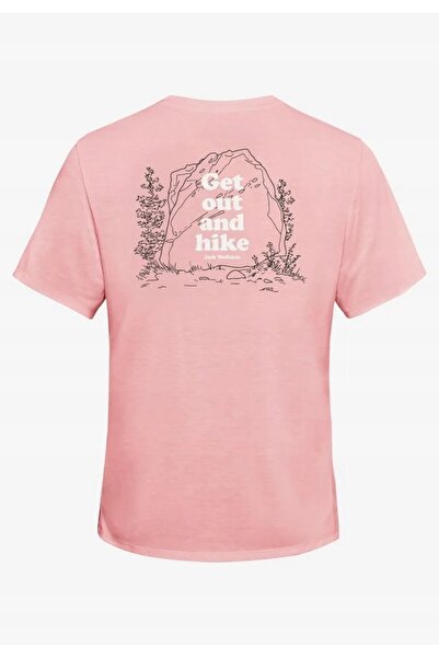 Jack Wolfskin Tricou grafic Vonnan - Rosegarden - Mărimea S pentru femei