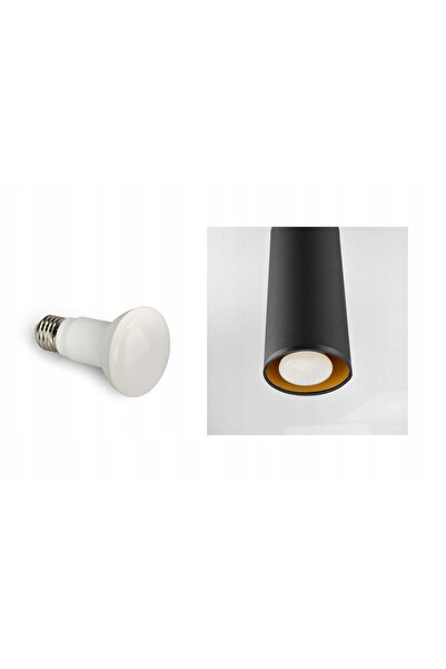 NO BRAND Lampă de masă decorativă LED, tip tub negru, cu funcție de lumină de...