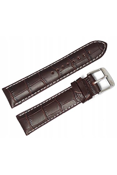 JORDAN KERR Curea de ceas din piele maro mată ADRIATICA 22 mm Crocodil ADR22.031