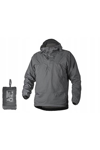 NO BRAND Jachetă de ploaie și vânt pentru bărbați Helikon Windrunner, gri sha...