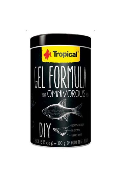 Tropical FORMULĂ GEL PENTRU PEȘTI OMNIVORI 1000ML/105G (3x35g) - PUSZKA
