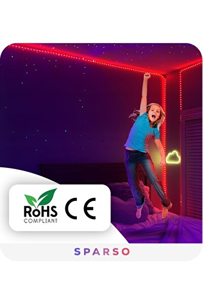 NO BRAND Bandă LED RGB 15M LED-uri 230V 12V cu telecomandă. Kit foarte putern...