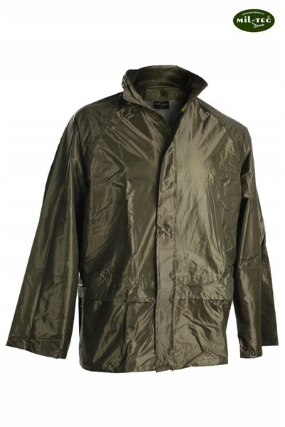Mil-Tec Set impermeabil Jachetă+Pantaloni Verde Măsliniu 4XL