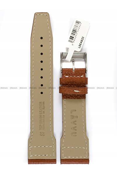 NO BRAND Curea din piele maro, conică, de 4 mm, pentru ceasul inteligent (sma...