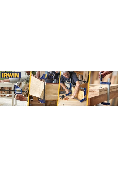 Irwin Clemă de tâmplărie 2-în-1 cu prindere rapidă de 450mm IWHT83013-0