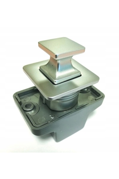 NO BRAND Încuietoare push-lock pentru mobilier, argintie