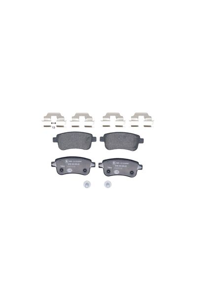 Hella Plăcuțe de frână 8DB 355 025-421 punte spate RENAULT VOLVO