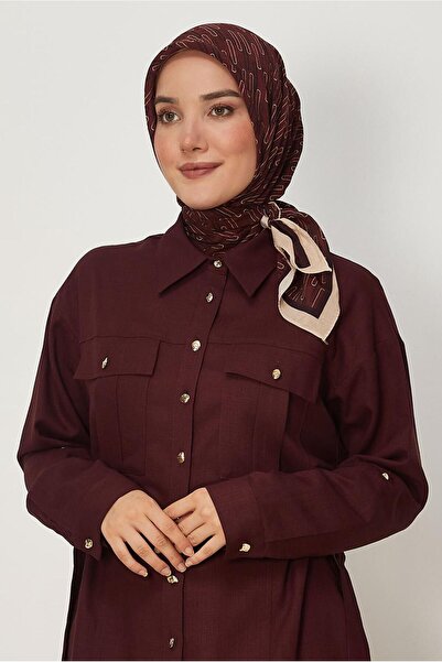 Alvina وشاح مودال منقوش 8672