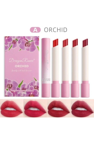Dragon Ranee Matte Lipstick Set 4-Piece Lipstick Set