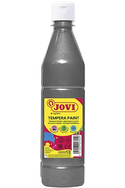 Jovi Vopsea tempera lichida, flacon 500 ml, argintie,