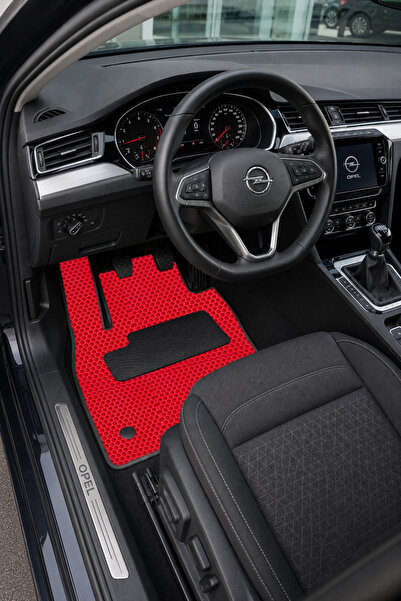 8D EVA PASPAS OPEL Oto Paspas Araba Paspası 4 Mevsim EVA Kırmızı
