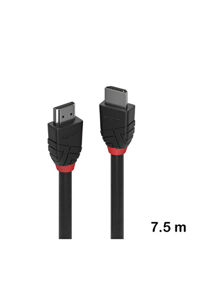 LİNDY Cablu HDMI Standard de 7,5 m, Lindy, Black Line 36467