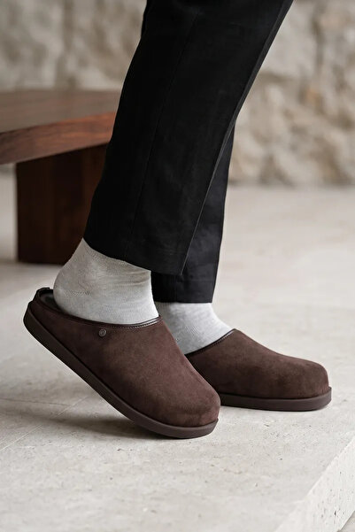 Gökhan Talay Nova Comfort Lightweight Soft Sole Unisex Sabo Brown Suede Skin ...