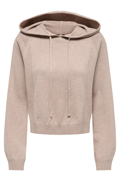ONLY Women's Onlgigi Ls Short Brown Sweatshirt - 15374935