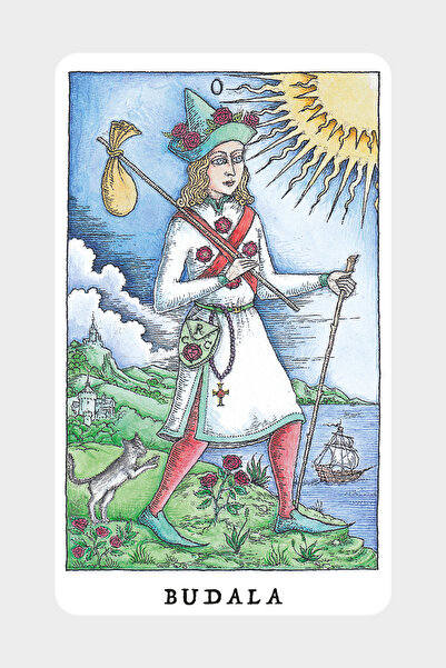 Ekorp Kitap Rose Tarot Takımı 78 Kart ve Rehber Kitap Orijinal Evrensel Baskı Oval Kenarlar Nigel Jackson