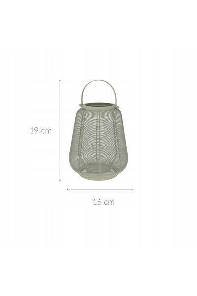 Home Styling Collection LAMPION METALIC CU SUPORT, 16 x 19 CM, VERDE, HSC
