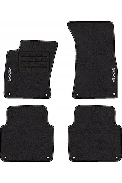 NO BRAND DYWANIKI Z HAFTEM 4X4 PENTRU AUDI A8 D3 SHORT (2002 - 2010) LUX COMPLET