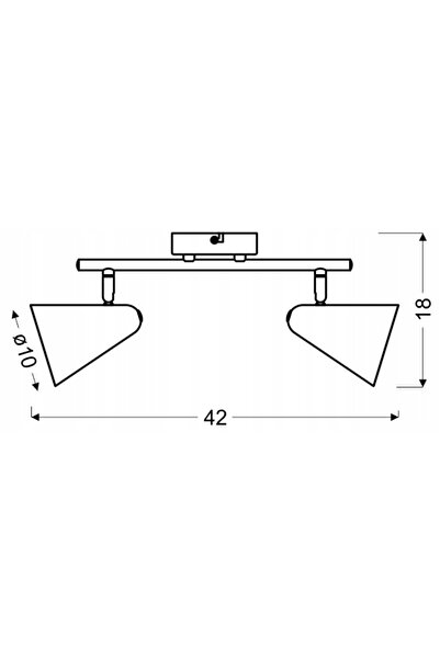 NO BRAND Lustră suspendată Candellux Lighting Amor cu 2 puncte de iluminare E14