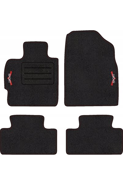 NO BRAND Covorașe auto din catifea cu tivire pentru Mazda CX-7 (2007 - 2012) LUX