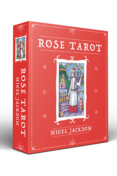 Ekorp Kitap Rose Tarot Takımı 78 Kart ve Rehber Kitap Orijinal Evrensel Baskı Oval Kenarlar Nigel Jackson