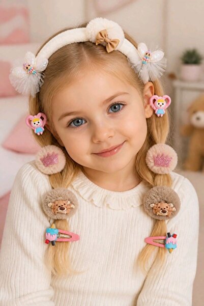 Monalisa Home Nine-Piece Children's Buckle Crown and Keychain Set