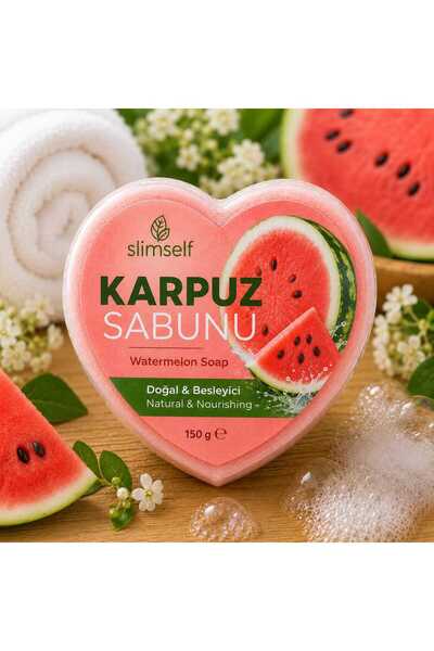Karpuz Doğal Süngerli Sabun