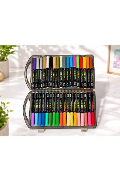 Artdesign Brush Acrylic Paint Pens 36-Pack Akrylıc Creative Markers