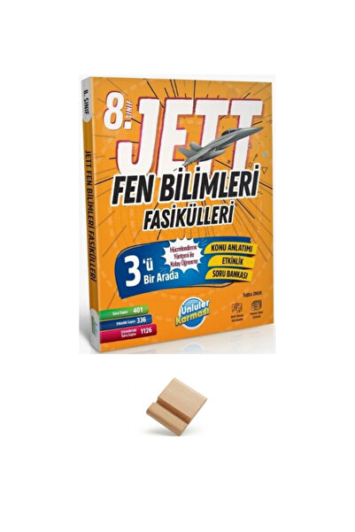 Ünlüler Karması LGS 2027 JETT Fen Bilimleri Fasikülleri ve Telefon Standı