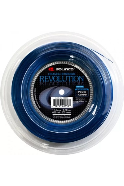 NO BRAND Coardă de tenis Solinco Revolution 1.20 albastră rolă completă 200m