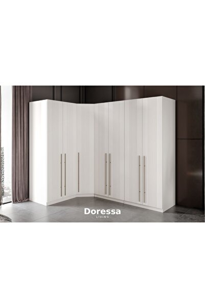 Doressa Living Yetna 7 Kapılı Köşe Gardırop