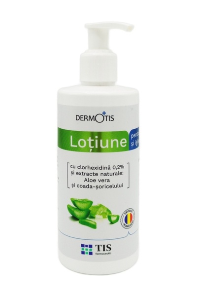 Tis Farmaceutic Lotiune clorhexidina 0, 2% extracte naturale DermoTis pompita...