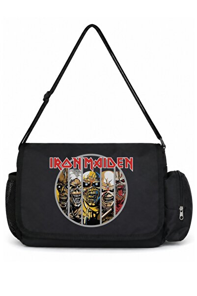 SEVBANO Iron Maiden Rock Metal Music Group Geantă multifuncțională unisex imp...