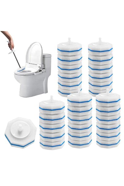 Generic Brand BIGTHREE Toilet Wand Refills, 30 Refills Disposable Toilet Wand...