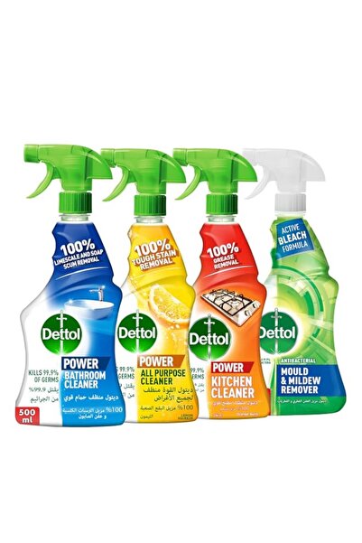 Generic Brand Dettol Trigger Bundle (Kitchen, Bathroom, All Purpose, Mold and...