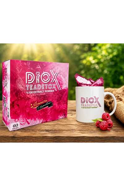 teadetox Diox 1 Aylık Kullanım 60 lı