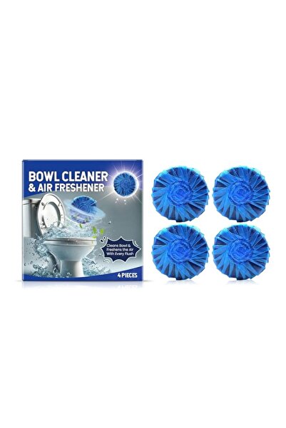 Generic Brand Powerful Toilet Bowl Cleaner Tablets, 4-Pack with Deodorizing &...