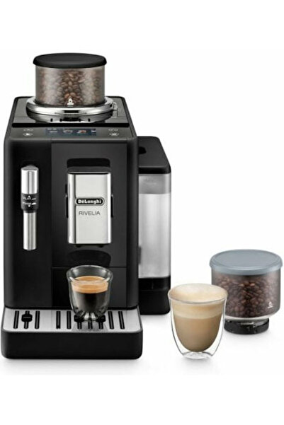 De'Longhi Ριβέλια Όνυξ Αυτόματη Μηχανή Καφέ Εσπρέσο 1450W Πίεση 19bar με Μύλο...