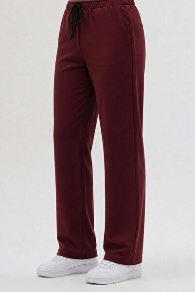 Owlet Medikal Lycra Burgundy Wide Leg Scrubs Pants