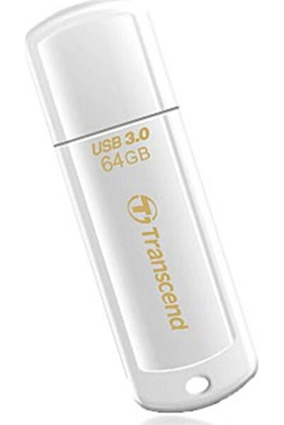 Transcend JetFlash 730 64GB USB 3.0 Στικάκι Λευκό