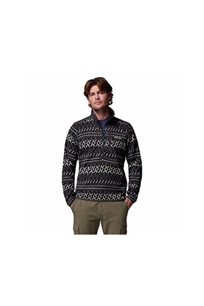 Columbia Men's Outdoor Quarter Zip Fleece Top 2097741012 Black